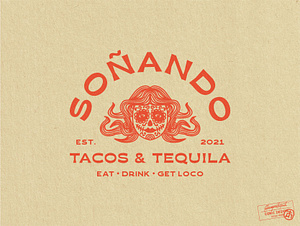 Soñando Tacos & Tequila by Coric Design on Dribbble