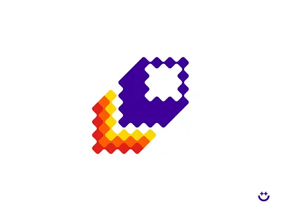 Reality Distortion Ink 🚀 ar brand identity branddesign branding creative cube logo design game game logo icons illustration logo logo design mark minimal starup symbol