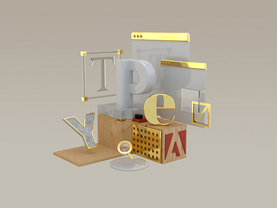 Adobe Type 3d design graphic design lettering