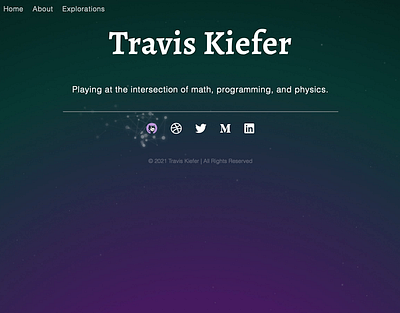 Starry Night Constellation animation astronomy branding constellation stars web design