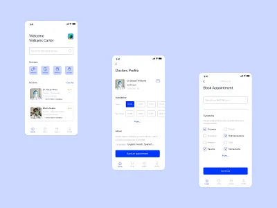 Medic—A Health App Design design designer graphic design grids illustration logo men nude design photos ui ux vector