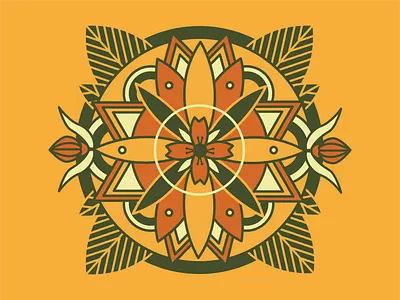 Bloom Mandala ai bloom design flower illustration logo mandala screen printing vector