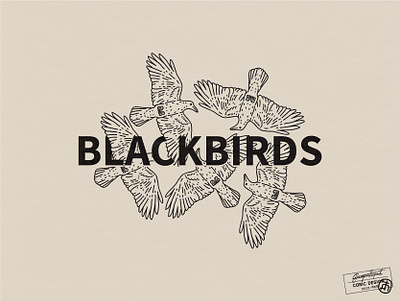 Blackbirds beatles bird black and white community concept elegant energy environment equality food freedom human rights identity inspiration logos mature social justice sophisticated timeless water