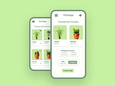 Plantapp - Formato de Compra app design application apps design designer graphic design plants ui ui design uidesign ux ux design uxdesign uxdesigner