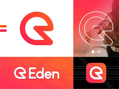 Eden Logo App app icon application branding dating logo e logo eden icon identity logo logo mark modern logo symbol