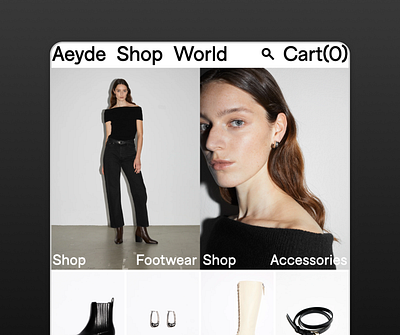 Aeyde - luxury e-com relaunch and consulting branding design development ecommerce fashion figma graphic design lifestyle luxury mobile shoes ui ux webdesign