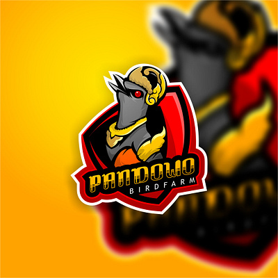 Pandowo branding design esport icon illustration logo vector