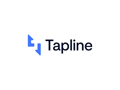 Tapline | Logo design arrow branding digital financial funding grow identity identity branding logo logo design branding logotype saas