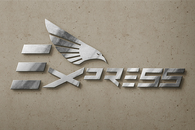 Express 3D logo 3d graphic design logo