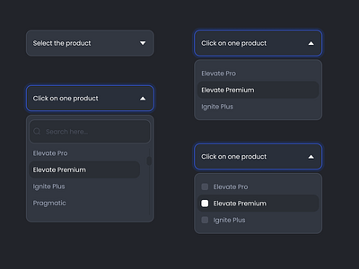 DailyUI 026 - Dropdown styles dailyui dailyuichallenge design ui ux