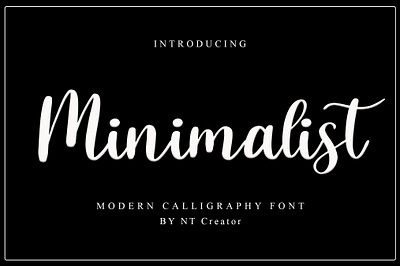 Minimalist calligraphy design font design fonts handmade handwritten logo script typography wedding