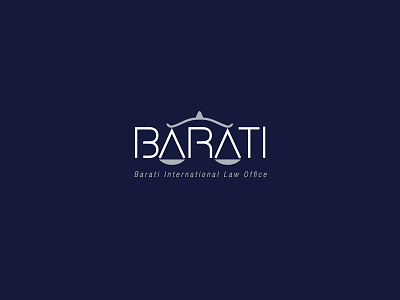 barati international law office logo design branding graphic design logo