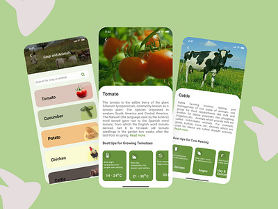 Agriworld Application app design mobile prototyping ui ux