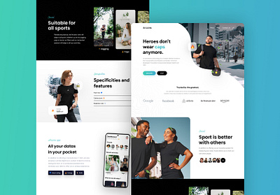 Smart Clothes Concept Website animations branding concept design interface logo redesign scroll animations typography ui ux