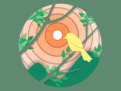 Papercut illustration - Figma branding figma illustration vector