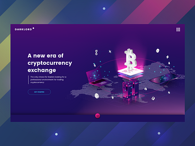 Cryptocurrency Exchange Website app ui ux web design