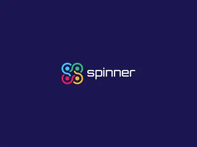 Spinner Logo Concept branding design graphic illustration logo ui ux vector