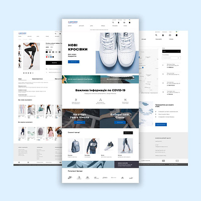 E-Commerce website concept design ui ux website