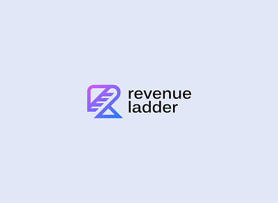 Letter R Ladder logo concept branding design graphic illustration logo ui ux vector