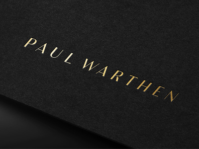 Pianist Paul Warthen Logo brand branding design gold identity logo logo design logo designer music musician pianist piano