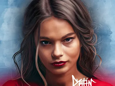 Elle digitalart digitalpainting drawing hyperrealism illustration illustrations realism