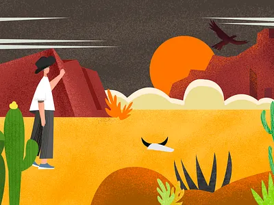 My journey to the West design illustration