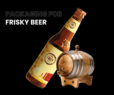 Packaging For Frisky Beer animation beer beer packaging beerpackaging brand brand identity branddesign branding brandingagencyindia design graphic design illustration logo onlinemarketing product design product packaging productdesigining productdesigner ui visual identity