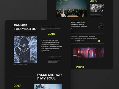 LIZER — website UX/UI redesign concept conceptwork design interface lizer typography ui ux