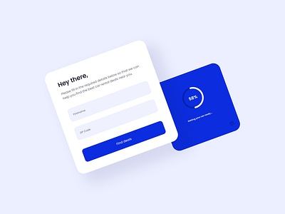 UX Writing Day - 10 blue components day 10 loading progress bar prompt text fields ux writing challenge