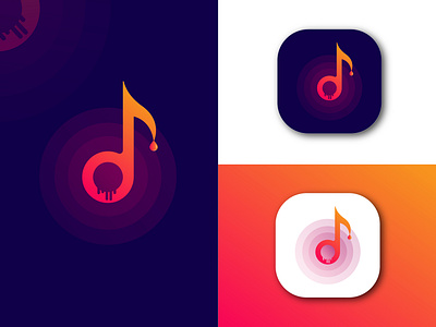 HORROR MUSIC PLAY MODERN LOGO app brand branding branding identity design graphic design graphic logo icon illustration logo logo design minimal logo minimalism modern logo modernism vector vector logo