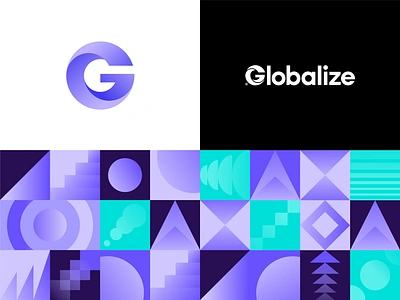 Globalize - Visual Identity animation app brand branding dashboard design g graphic design icon identity illustration interface logo mark slick studio symbol typography ui vector