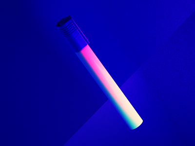 The Magical Marker 3dart blender blender3d blender3dart blue cycles lowpoly lowpolymarker magic marker pen pink purple themagicalmarker