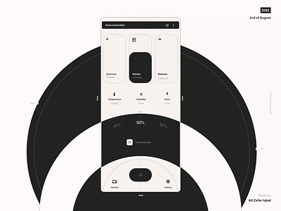 Assessing Limits adobe xd animation brutalism concept dial home automation lights minimal minimalism minimalistic mobileui motion design motion graphics productdesign radial temperature typography ui unique ux