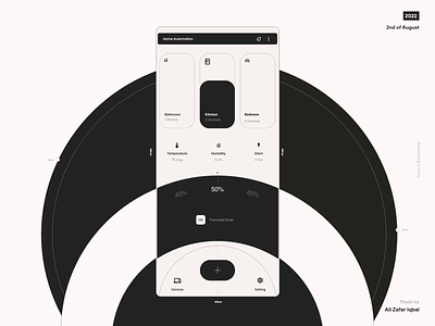 Assessing Limits adobe xd animation brutalism concept dial home automation lights minimal minimalism minimalistic mobileui motion design motion graphics productdesign radial temperature typography ui unique ux