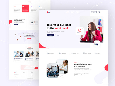 Agency website design agency clean design digital illustration landing landing page design landingpage minimal project typography uiux web web design webdesign website websitedesign