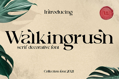 Walkingrush Display Font art calligraphy design display elegant font font resources fonts handwriting lettering ligature ligature font ligatures logo modern calligraphy professional sans serif sans serif font serif serif font