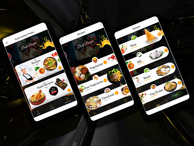 Restaurant Mobile App Design graphic design logo