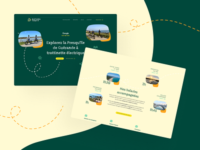 Website Mockups for an outdoor activity company branding design graphic design outdoor activities website