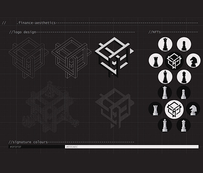 [Redacted].finance final aesthetic branding chess crypto defi design ethereum guide logo