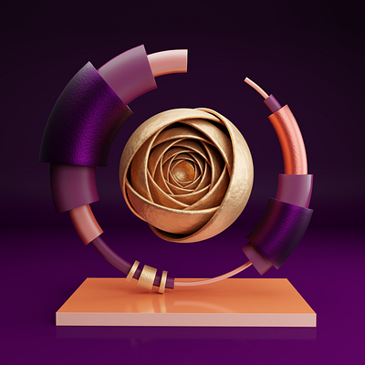 Abstraction 3d 3dblender 3dmodeling 3dwork cyclesrender design illustration logo texturing ui