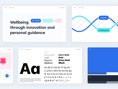 Helixers Brand Concept brand brand concept brand identity branding color palette helixers iconography icons typography visual identity