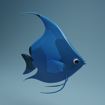 Fish 3dblender 3dmodeling 3dwork branding cyclesrender design illustration logo texturing