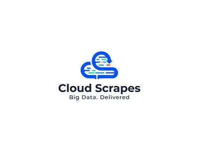 Cloud Scrapes branding cloud graphic design logo scrapes