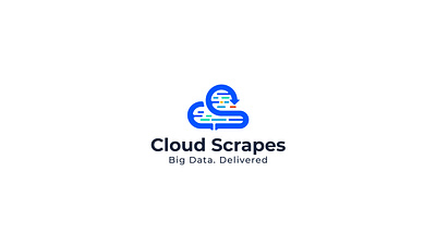 Cloud Scrapes branding cloud graphic design logo scrapes