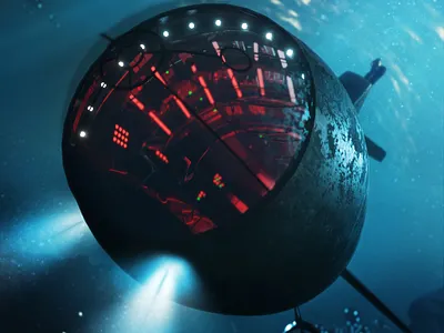 Doncamatic 3d blender gorillaz submarine