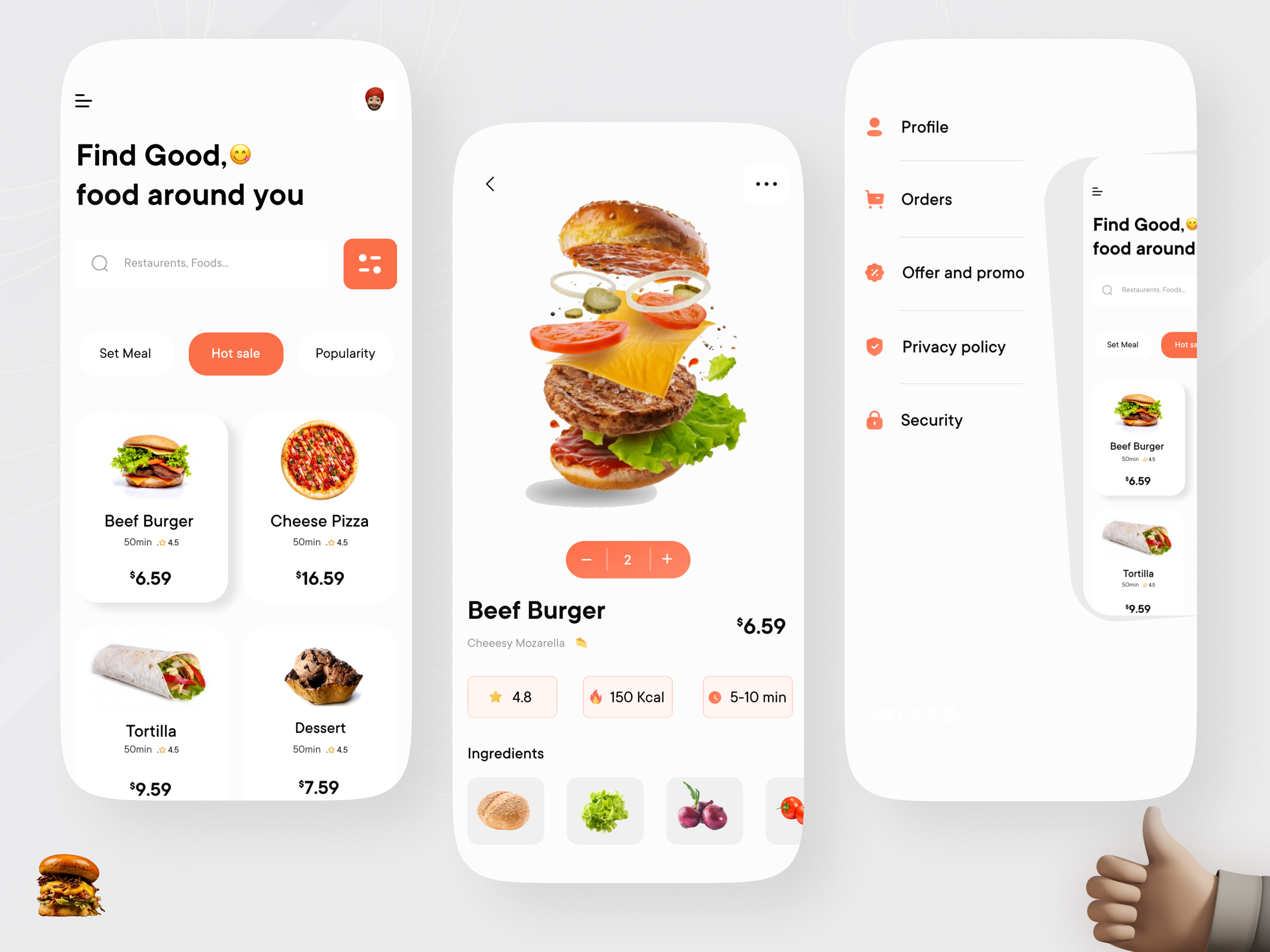 Example of Minimal Mobile App Design Service