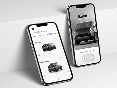 Car subscription & booking app app automotive booking canoo car design interactive interface moble app ui