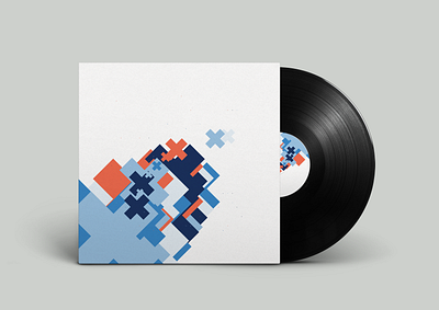 RNDM 014 artwork cover design creative coding design electronic music generative art illustration javascript minimal music