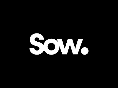 SOW Logo Design brand branding corporate design logo logo design logo designer logotype rebrand seed sow symbol type typography