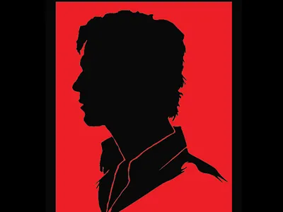 Damon Salvatore aka Ian Somerhalder black damon salvatore design ian somerhalder illustration red sketch